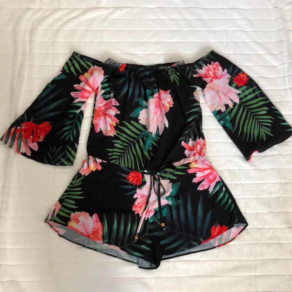 Off the shoulder romper